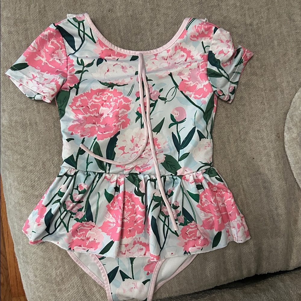 SweetHoney Pink Ruffle leotard